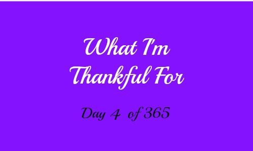 What Im Thankful For Day 4 of 365