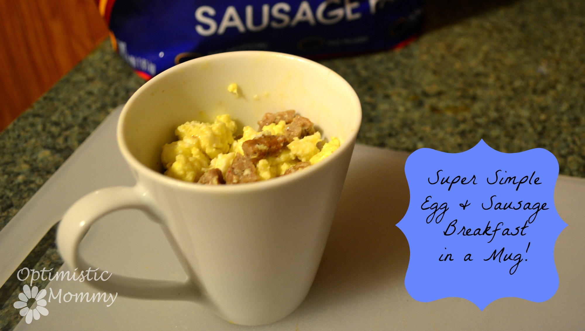 Egg and Sausage Mug with Tyson Fully Cooked Sausage #DoItAllMom #cbias