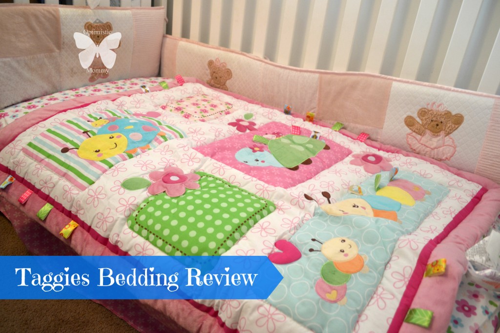 Taggies Bedding Review #DDDivas | Optimistic Mommy