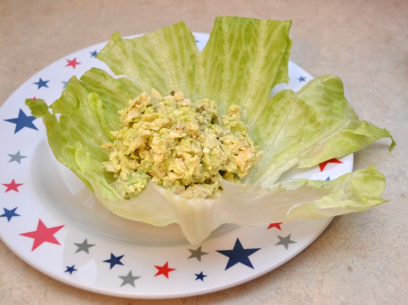 Chicken Salad Wrap using Chick-fil-A Chicken Salad | Optimistic Mommy