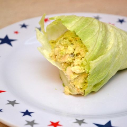 Chicken Salad Wrap using Chick-fil-A Chicken Salad | Optimistic Mommy
