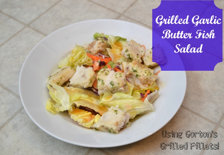 Grilled Fish Salad Using Gorton's Grilled Fillets! | Optimistic Mommy