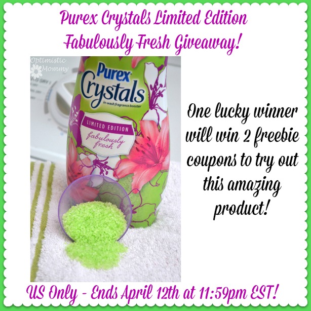 Purex Crystals Limited Edition Fabulously Fresh #Giveaway