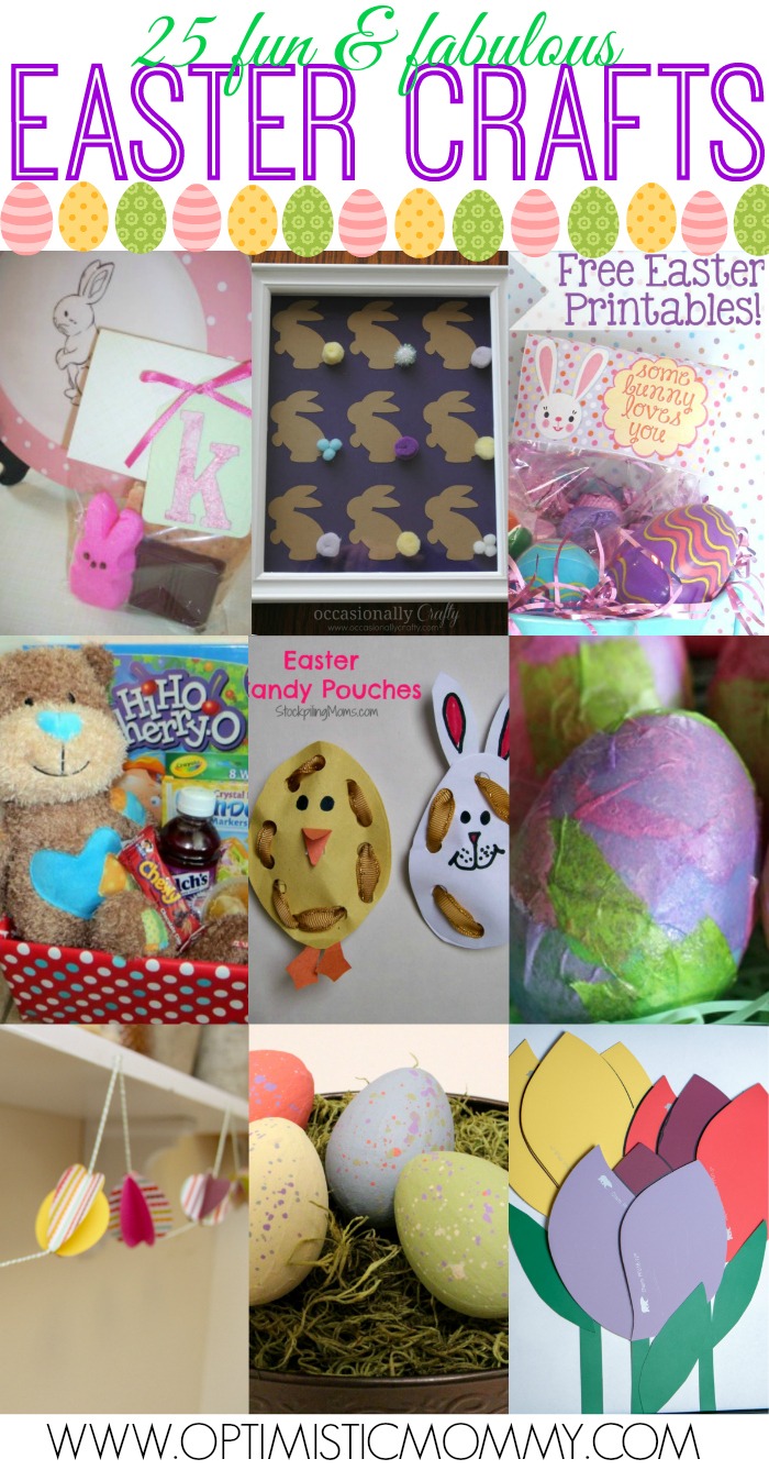 25 Fun and Fabulous Easter Crafts! | Optimistic Mommy
