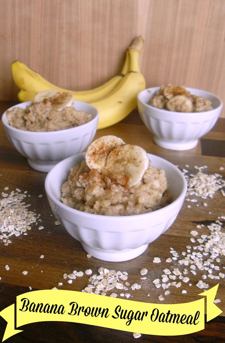Banana Brown Sugar Oatmeal Recipe | Optimistic Mommy