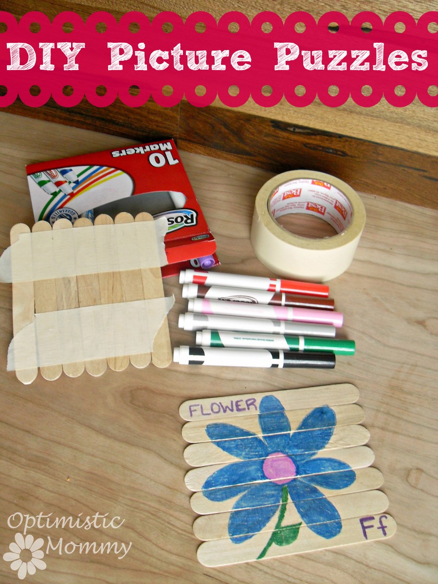 Picture Puzzles - DIY Wooden Puzzles | Optimistic Mommy