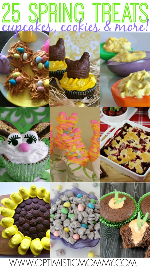 25 Spring Treats - Cookies, Cupcakes and More! | Optimistic Mommy