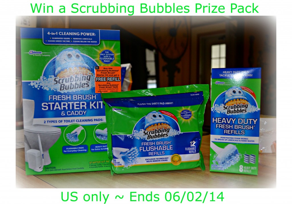 Scrubbing Bubbles Prize Pack & $50 Visa GC Giveaway (Ends 6/2) | Optimistic Mommy