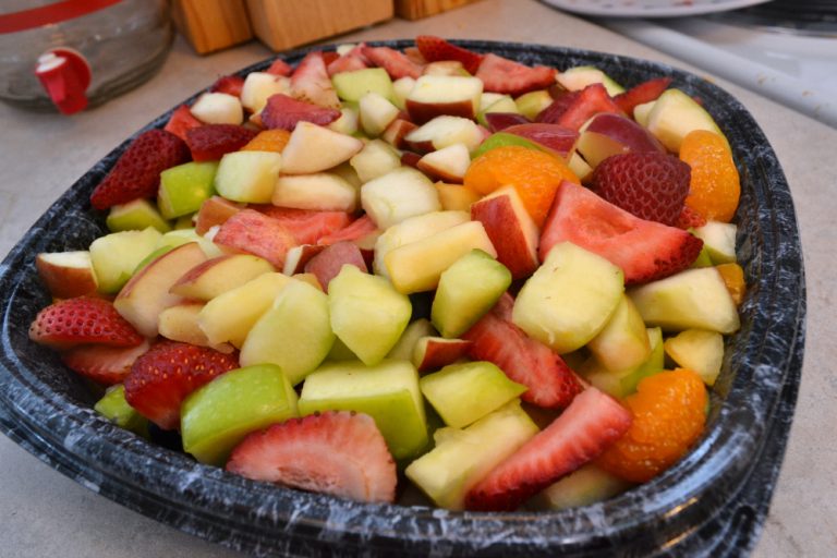 Fruit Salad Cones Featuring Chick-fil-A Fruit Tray - Optimistic Mommy