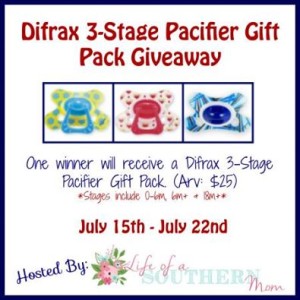 Difrax 3-Stage Pacifier Gift Pack Giveaway (Ends 7/22) | Optimistic Mommy