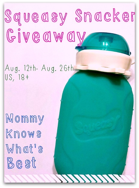 Squeasy Snacker Giveaway (Ends 8/26) | Optimistic Mommy