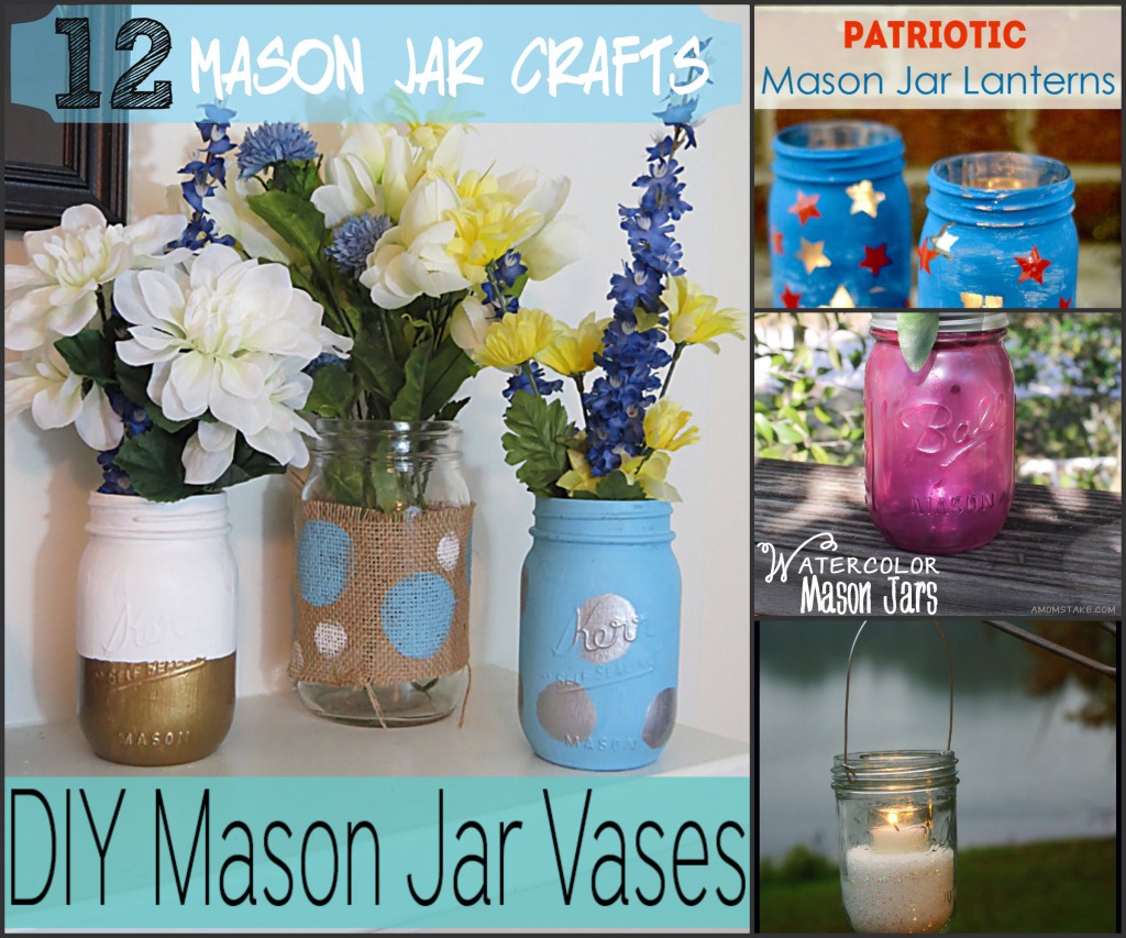 12 Mason Jar Crafts | Optimistic Mommy