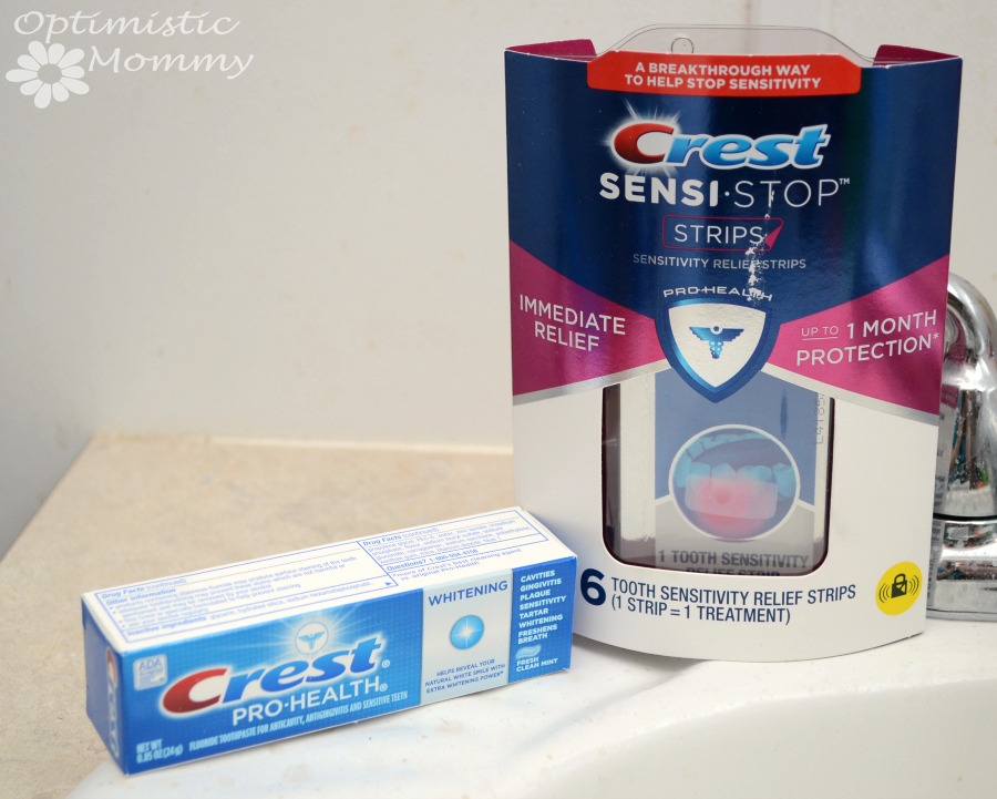 Sensitive Teeth?  Crest Sensi-Stop Strips Are Here To Help! #SensiStop #ad | Optimistic Mommy