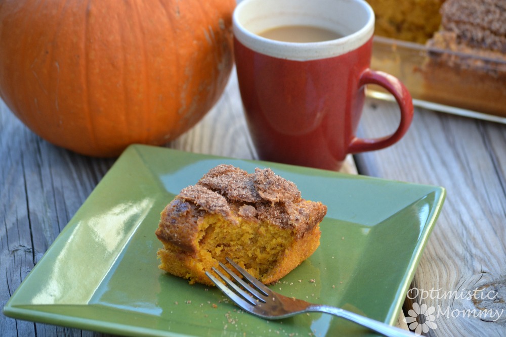 Maple Pumpkin Coffee Cake Recipe #CoffeeBuzz | Optimistic Mommy