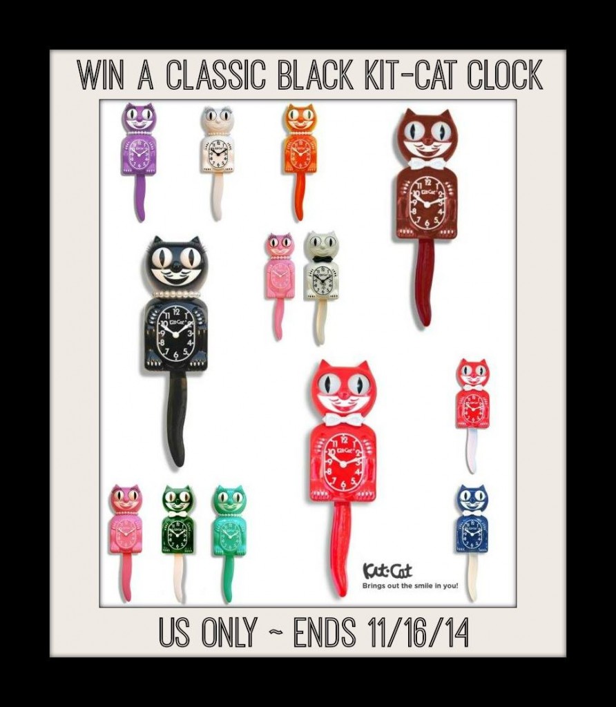 Classic Kit-Kat Clock Giveaway (Ends 11/16) | Optimistic Mommy