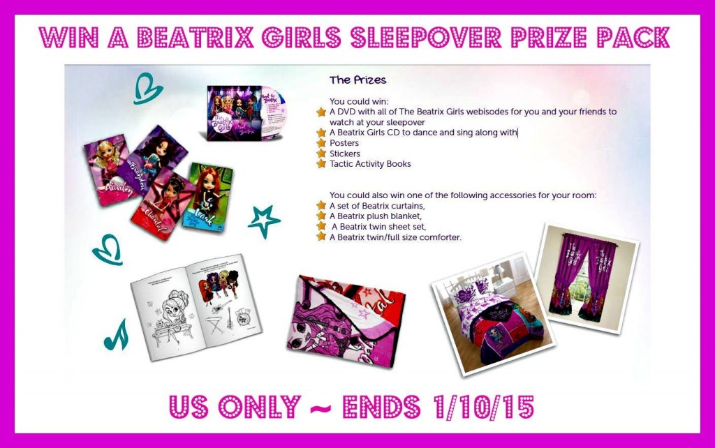 Beatrix Girls Sleepover Prize Pack #Giveaway (Ends 1/10/15) | Optimistic Mommy