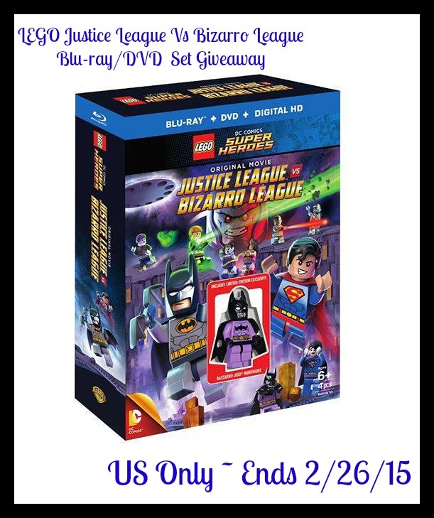 LEGO Justice League Vs Bizarro League Blu-ray/DVD Combo Set #Giveaway (Ends 2/26) | Optimistic Mommy