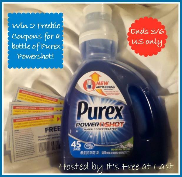 Purex PowerShot Coupons Giveaway (Ends 3/6)