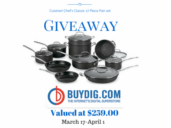 Cuisinart Chef's Pans #Giveaway (Ends 4/1)