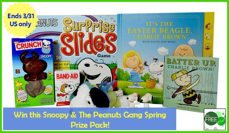 Snoopy & The Peanuts Gang Spring Prize Pack #Giveaway (Ends 3/31) | Optimistic Mommy