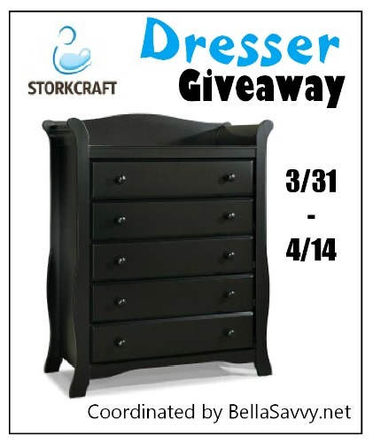 Storkcraft Dressser Giveaway (Ends 4/14)