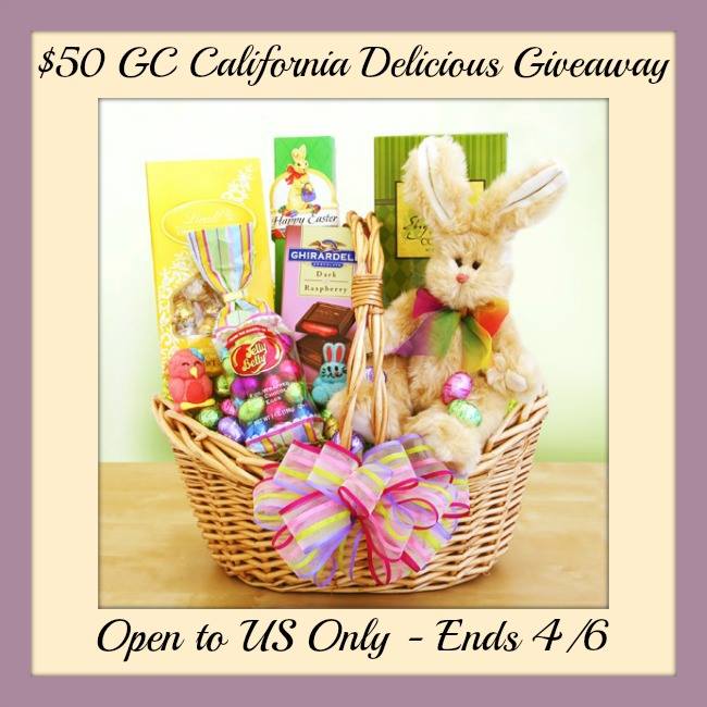 $50 California Delicious #Giveaway (Ends 4/6)