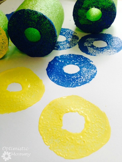 Pool Noodle Craft Stamps