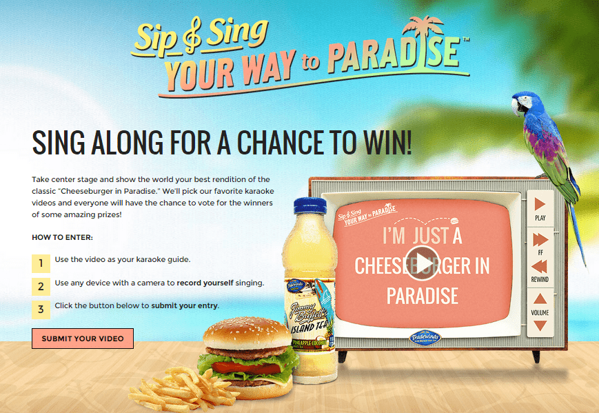 Sing Your Way Into Paradise with Tradewinds Tea & Jimmy Buffett #TeaTimeSomewhere