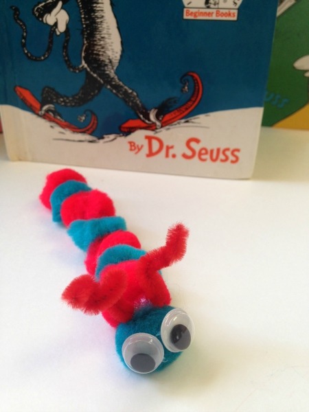 Dr. Seuss Bookworm Craft