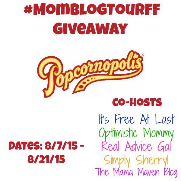 Popcornopolis Giveaway #MomBlogTourFF