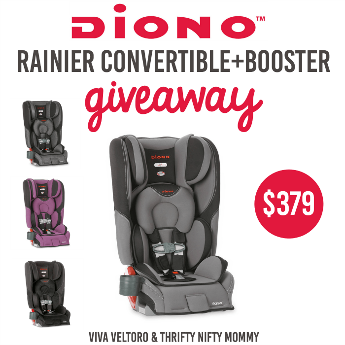 Diono Rainier Convertible Car Seat Giveaway (Ends 9/30)