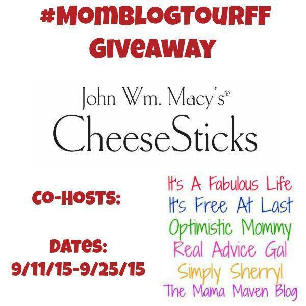 John Wm Macys CheeseSticks Giveaway