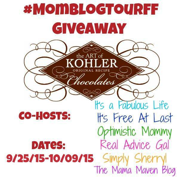 Kohler Chocolate Giveaway #MomBlogTourFF
