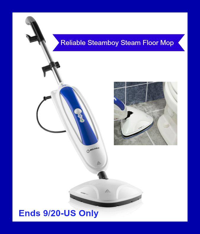 Reliable Steamboy 200CU Steam Floor Mop Giveaway (Ends 9/20)