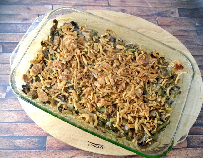 Bacon and Mushroom Green Bean Casserole