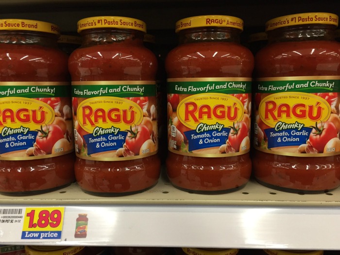 Ragu at Kroger