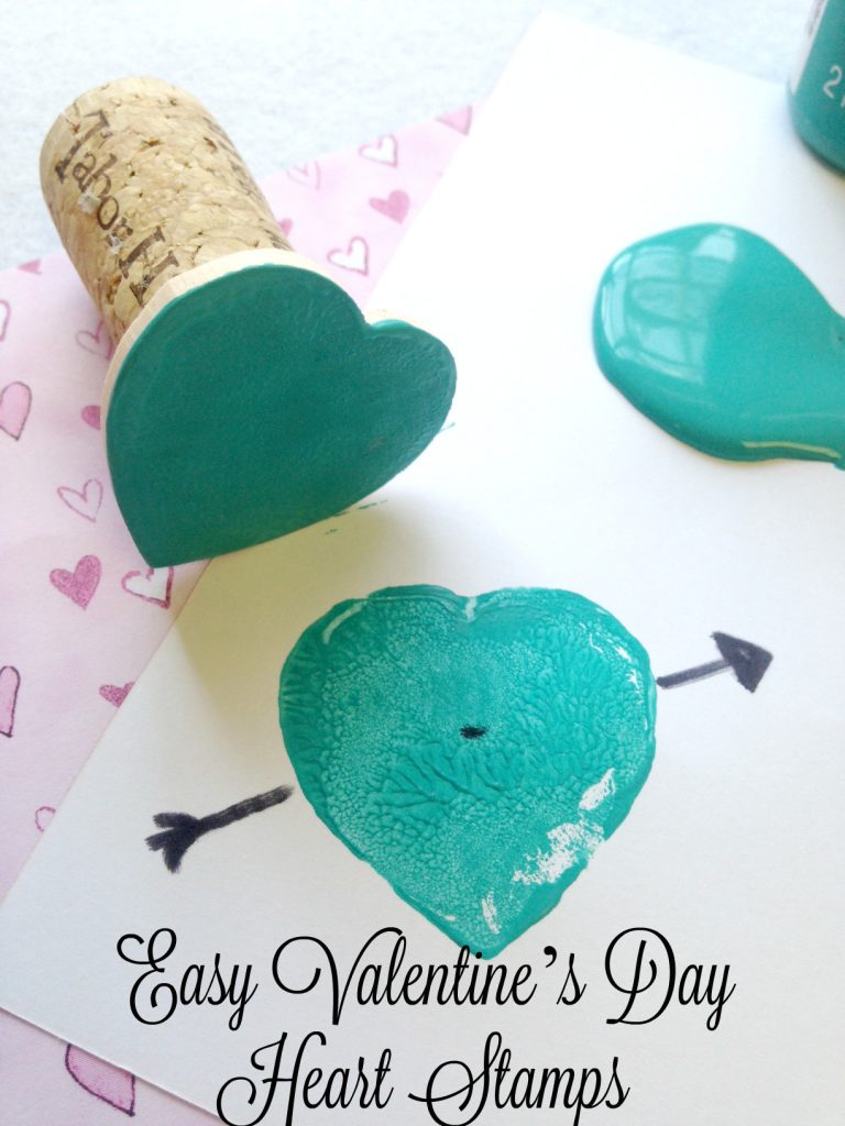 Easy Valentine’s Day Heart Stamps