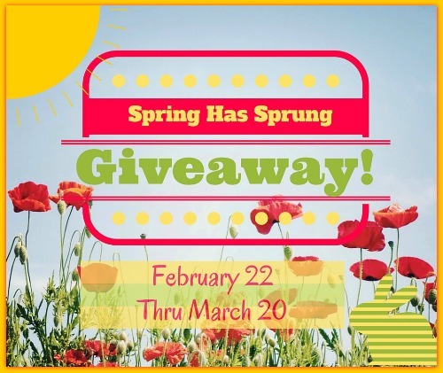 Spring Has Sprung Giveaway (Ends 3/20)