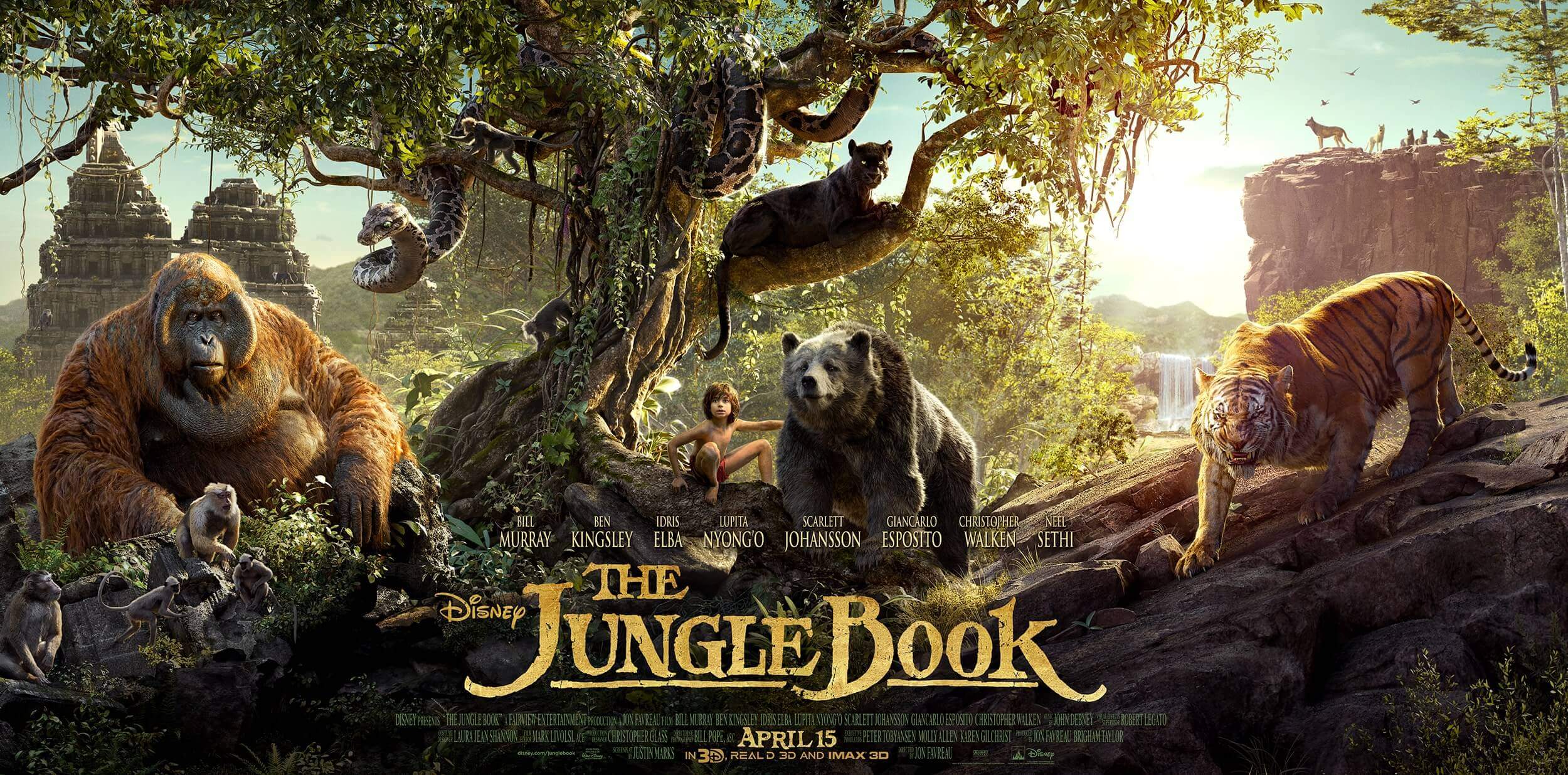 The Jungle Book Triptych Poster