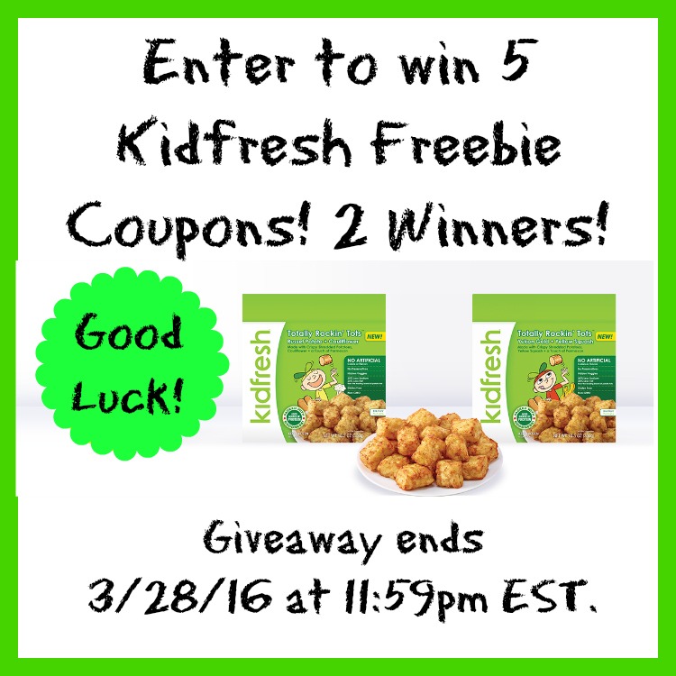 Kidfresh Freebie Coupons Giveaway