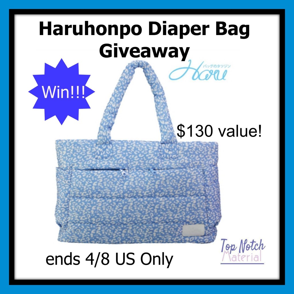 Haruhonpo Diaper Bag Giveaway (Ends 4/8)