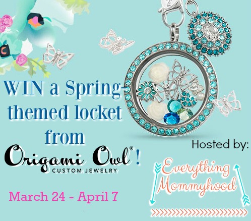 origami owl spring themed locket giveaway