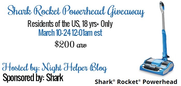 shark rocket powerhead giveaway