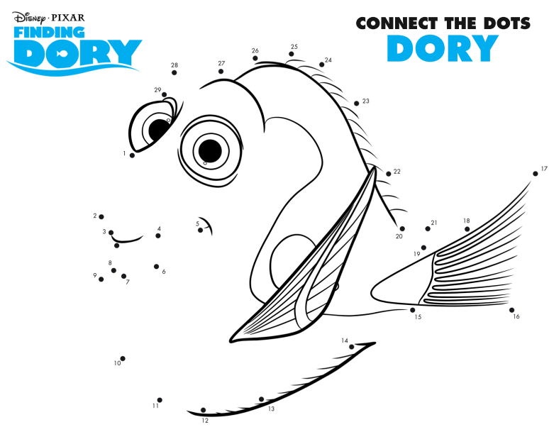 Finding Dory Connect The Dots