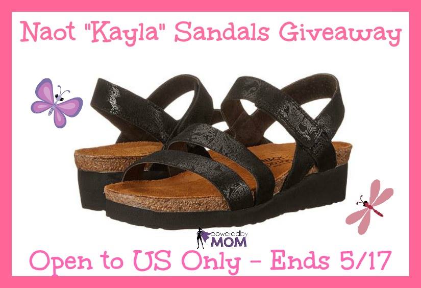 naot kayla sandals giveaway