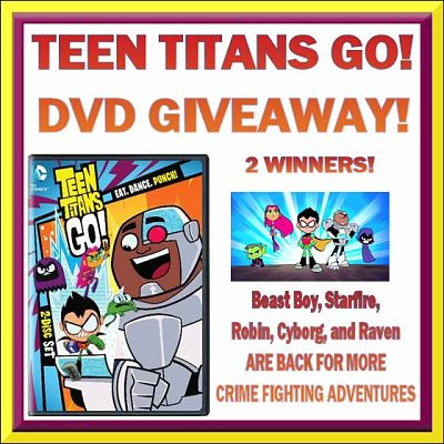 teen titans go dvd giveaway