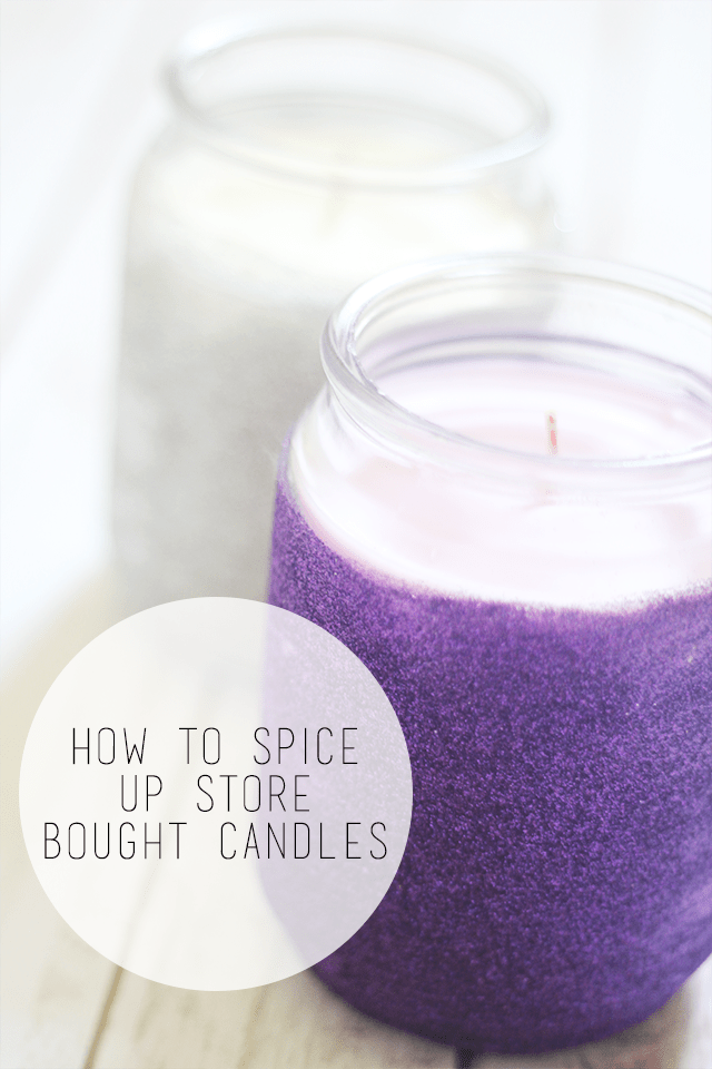 I love candles as much as the next person. I love having them around and how they make my home smell. Heck, I am a pretty crafty person and if I really wanted to, I could probably make my own. However, I don't have the time. So I have Store Bought Candles just like most folks. This is why I want to show you How to spice up Store Bought Candles. It's a nice added touch to just make them your own.