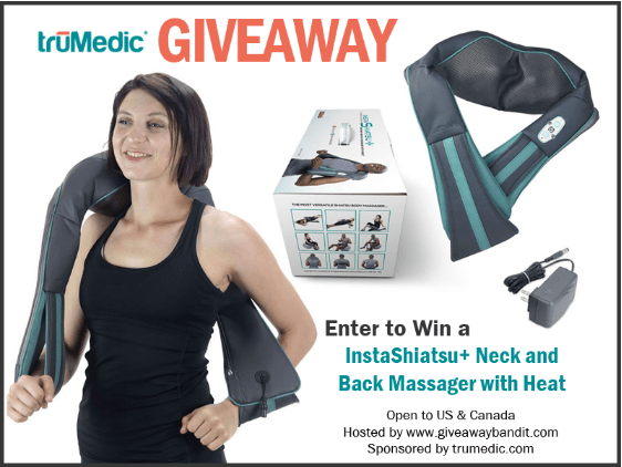 trumedic neck and back massager with heat giveaway -01