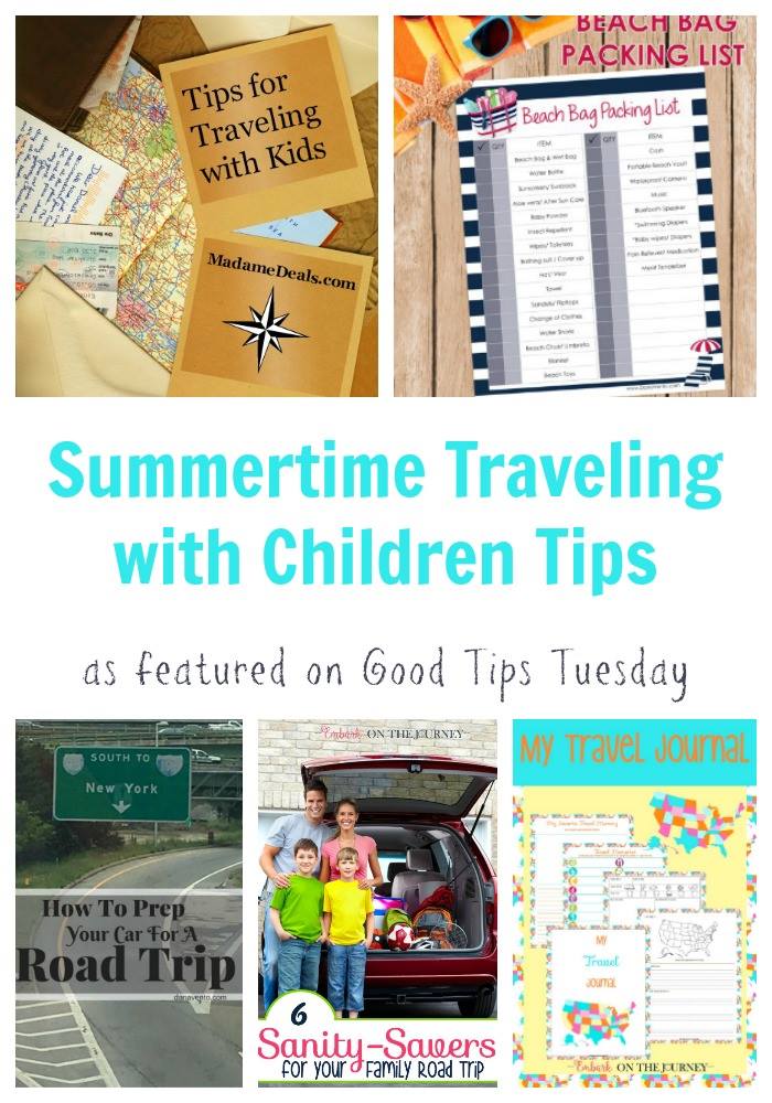 summertime traveling with children tips