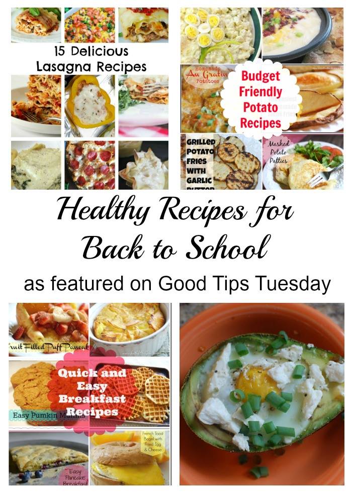 Healthy Recipes for Back To School
